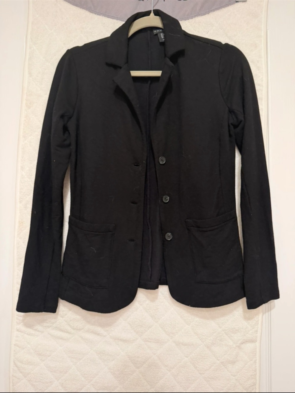 Tahari Black Button-Front Women's Blazer Jacket